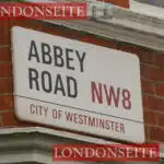 Abbey Road Straßenschild