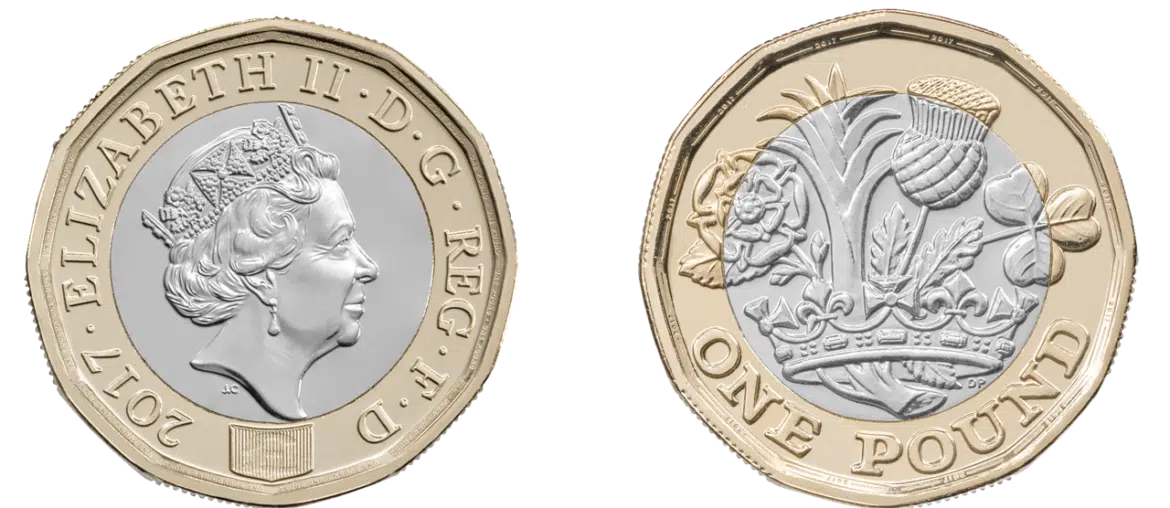 neue Ein-Pfund Münze