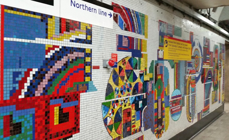 Kunst in der Londoner Tube 2 Kunst in der Londoner Tube