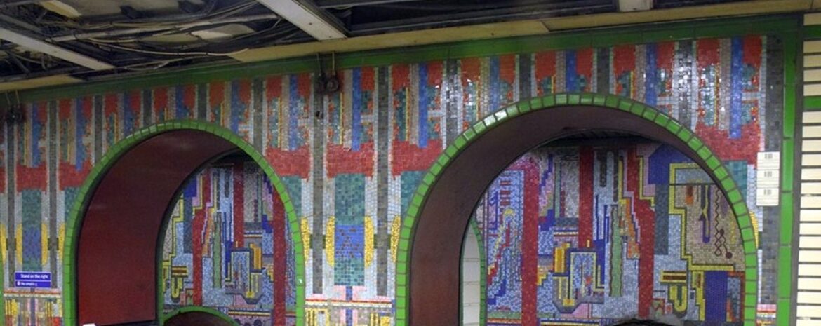 Kunst in der Londoner Tube Kunst in der Londoner Tube