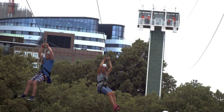 Zip Now London – Highspeed Seilrutsche durch den Archbishops Park Zip Now London