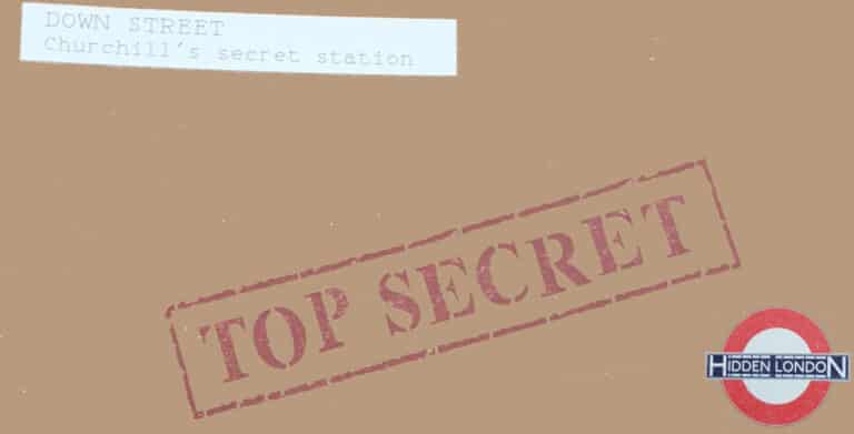 Hidden London Down Street – Geheime Churchill Basis? Hidden London Down Street Station