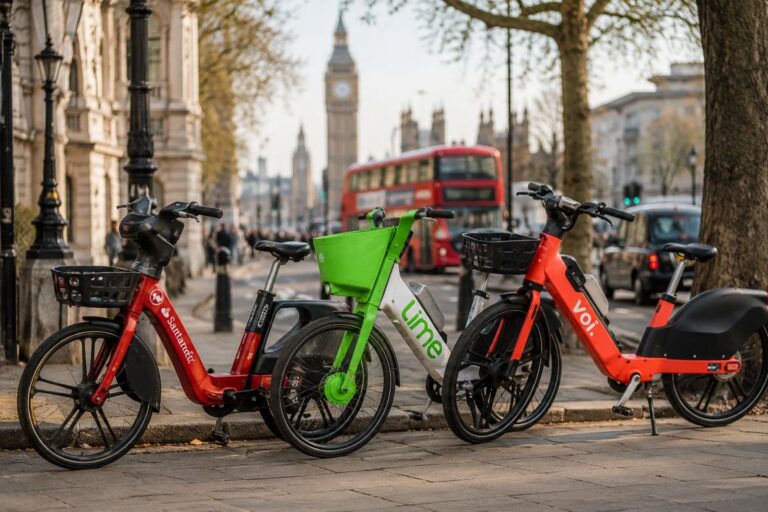 Fahrrad mieten London: Santander, Lime, Voi & E-Bikes Fahrrad mieten London